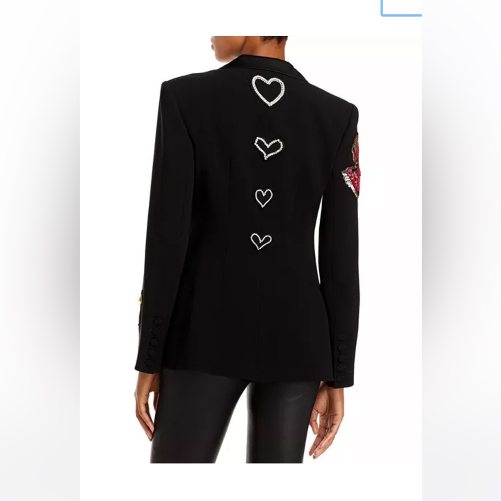 Cinq à Sept Black Embellished Blazer - Picture 2 of 7
